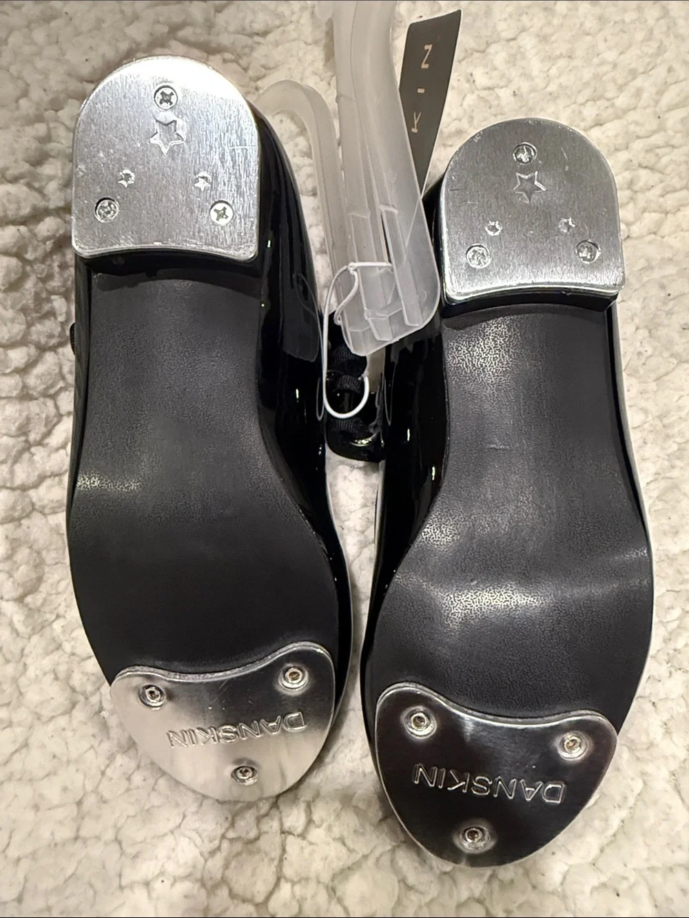 Danskin shiny finish